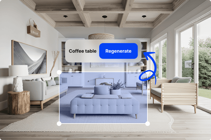 Premium AI Image  Sleek modern blue coffee maker on a wooden kitchen  countertop Generative AI