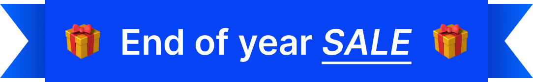 End of Year Sale!