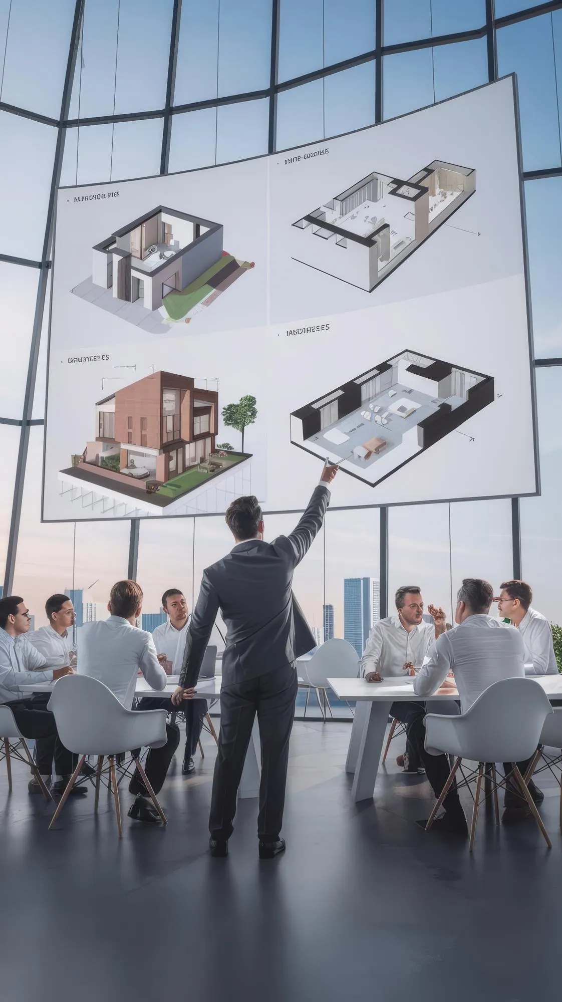 Multiple render variations explored live in a meeting