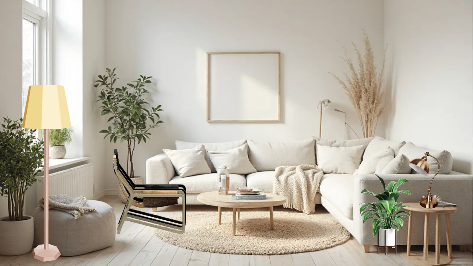 Render with detected furniture and layout adjustments