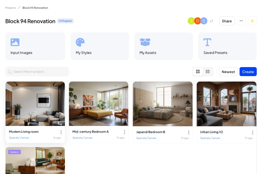 Feature Explore, Create a project