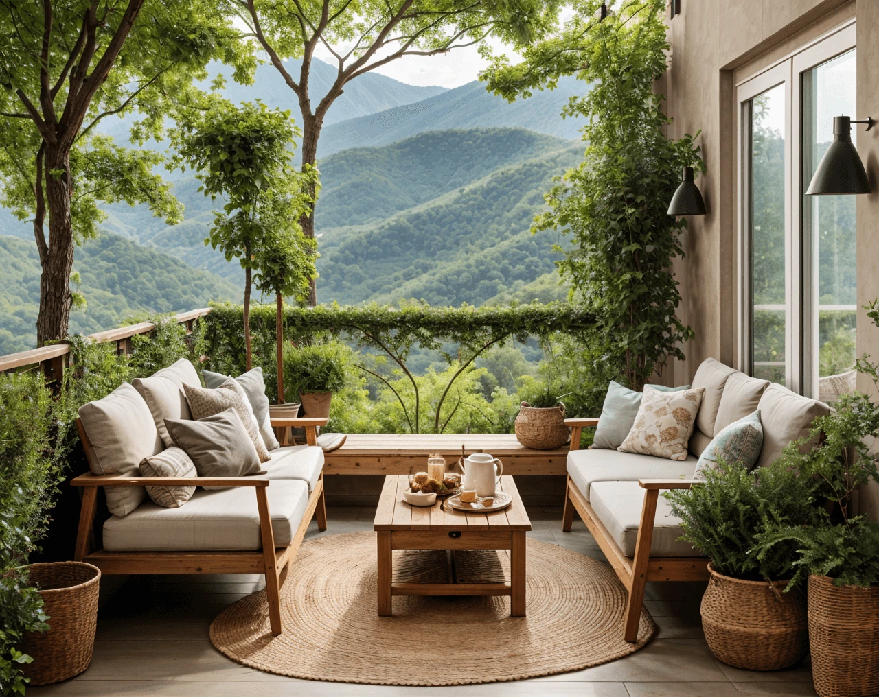 Japandi AI Balcony Design