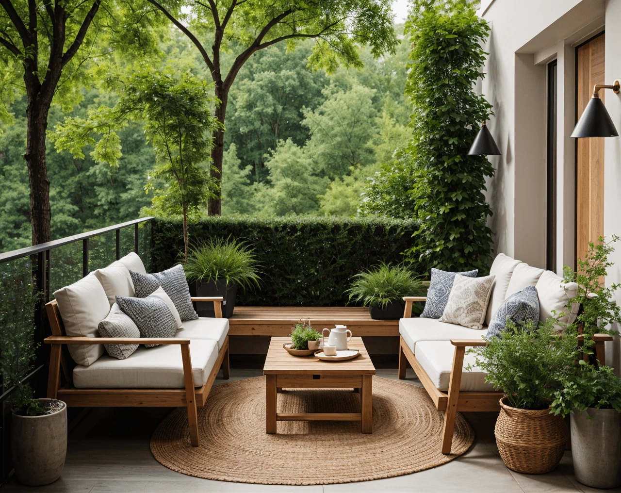 Minimal AI Balcony Design