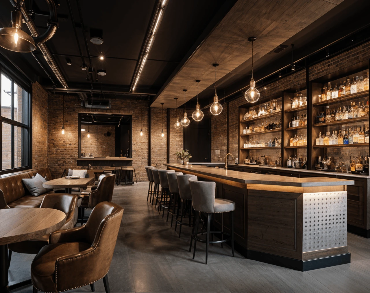 Minimal AI Bar Design