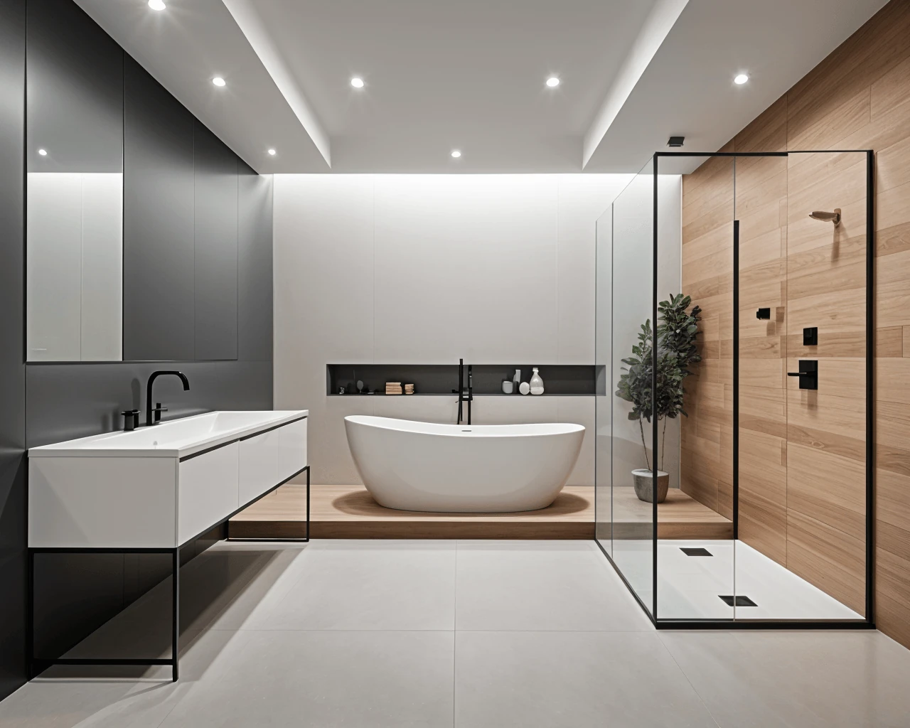 Modern AI Bathroom Design