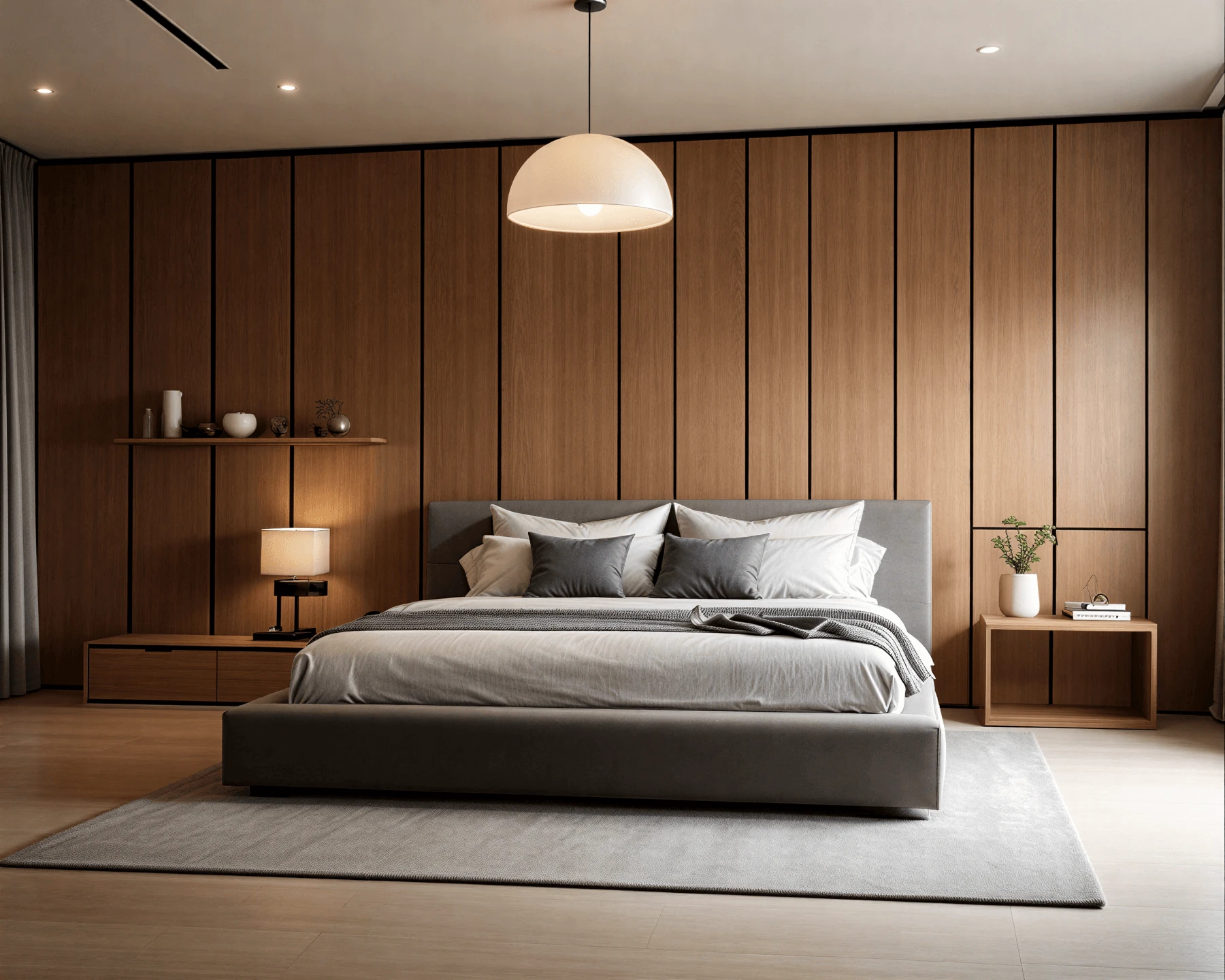 Japandi AI Bedroom Design