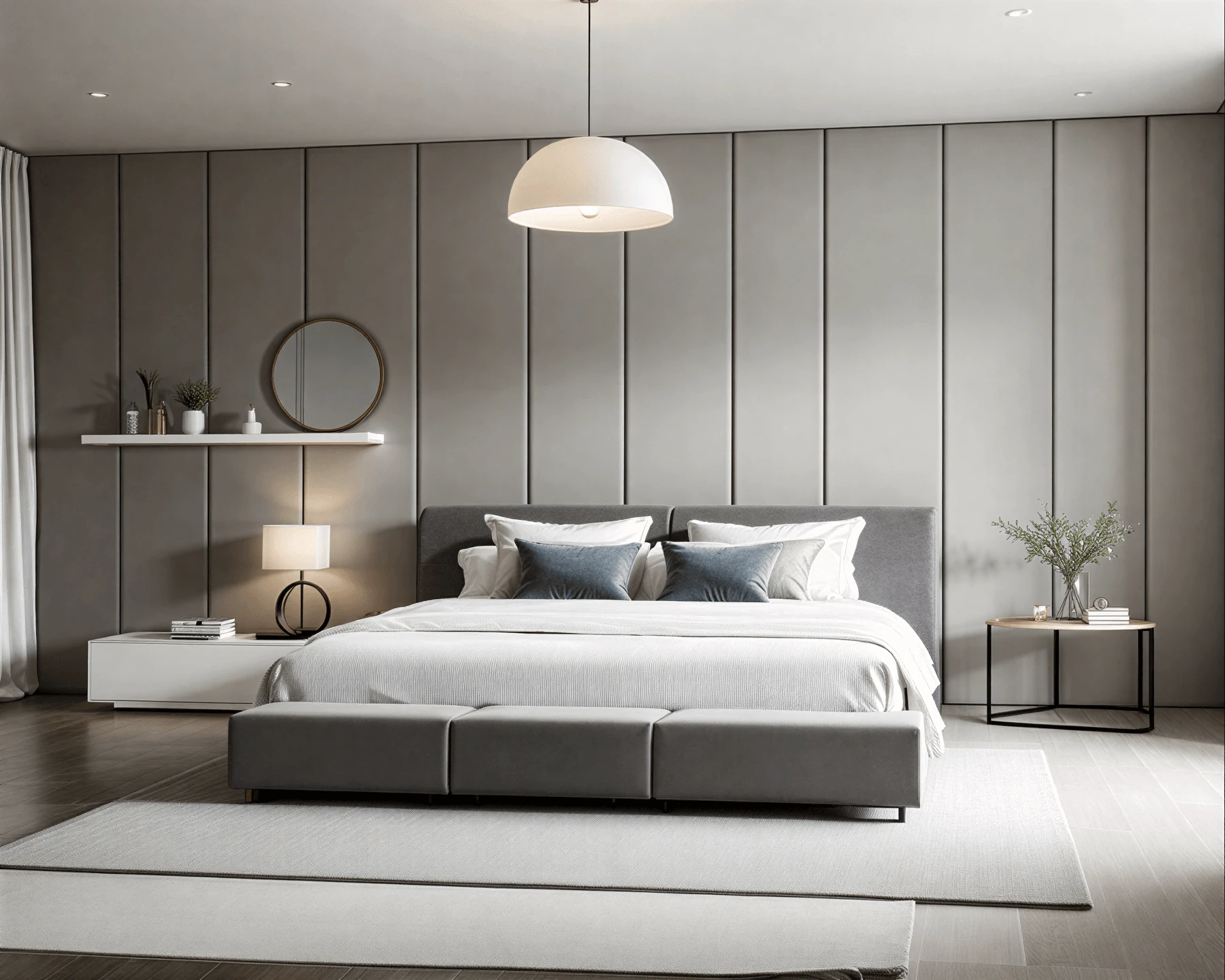 Minimal AI Bedroom Design