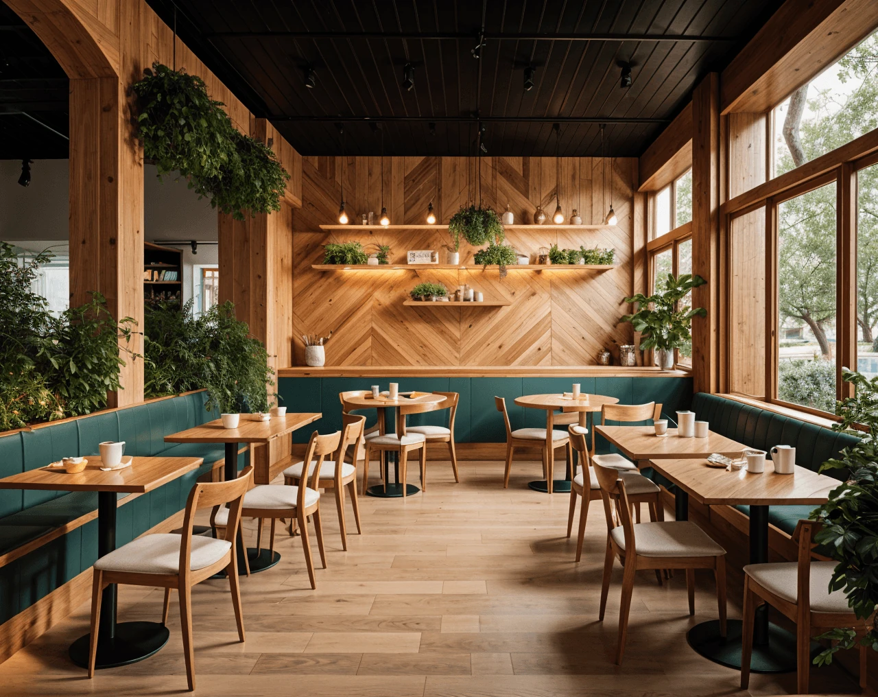 Minimal AI Cafe Design