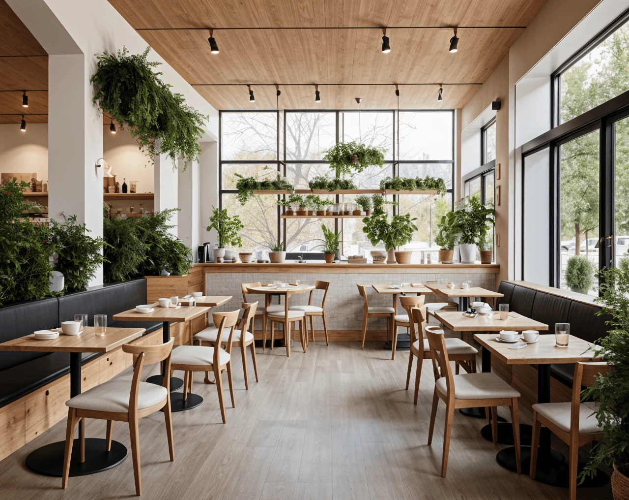 Modern AI Cafe Design