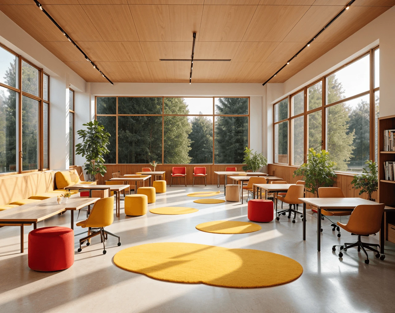 Minimal AI Classroom Design