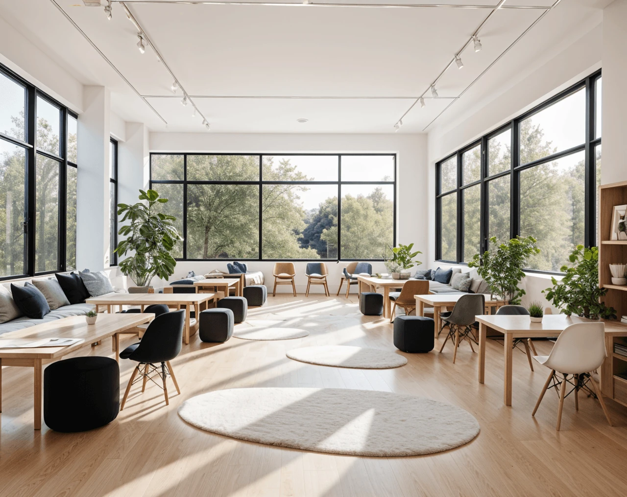 Modern AI Classroom Design