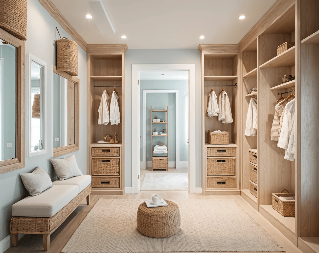 Coastal AI Dressing Room Design