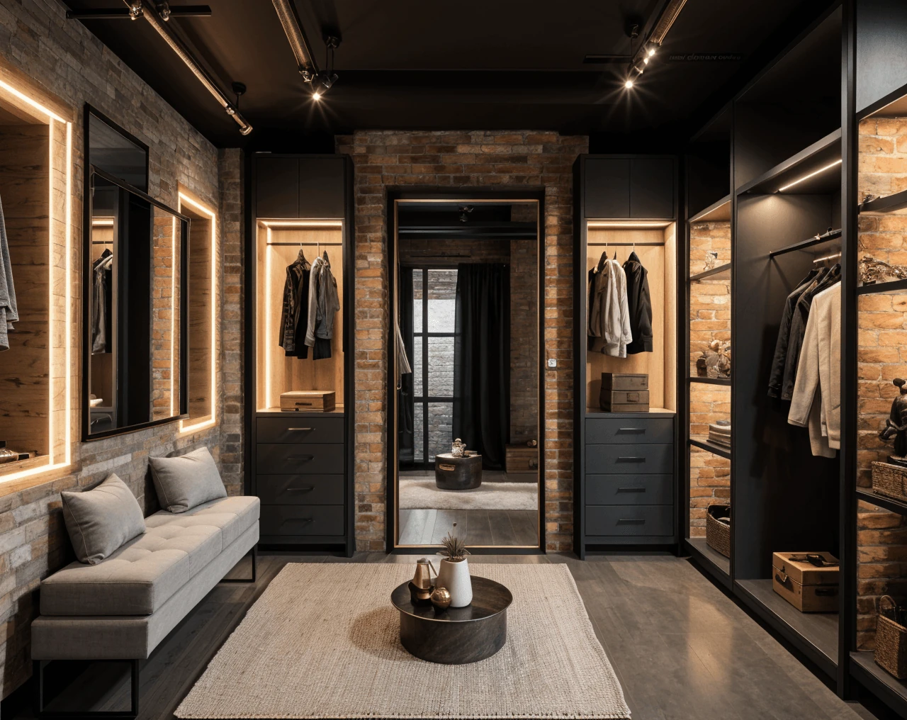 Industrial AI Dressing Room Design