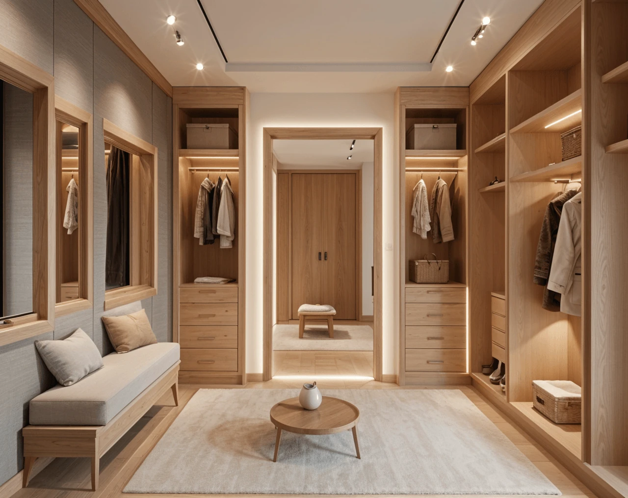 Japandi AI Dressing Room Design