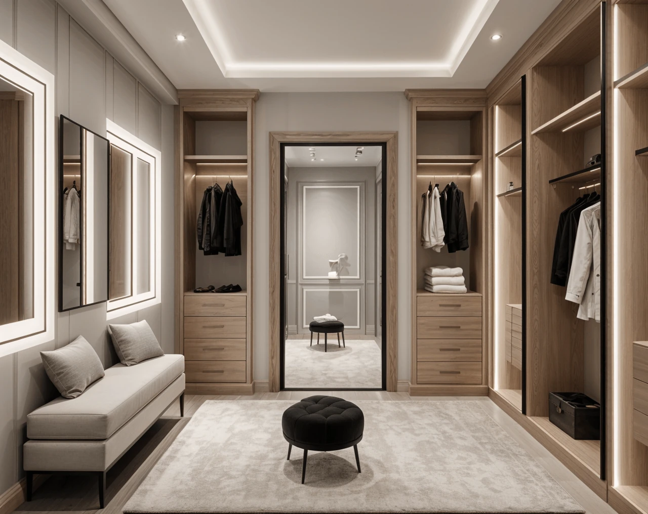 Modern AI Dressing Room Design