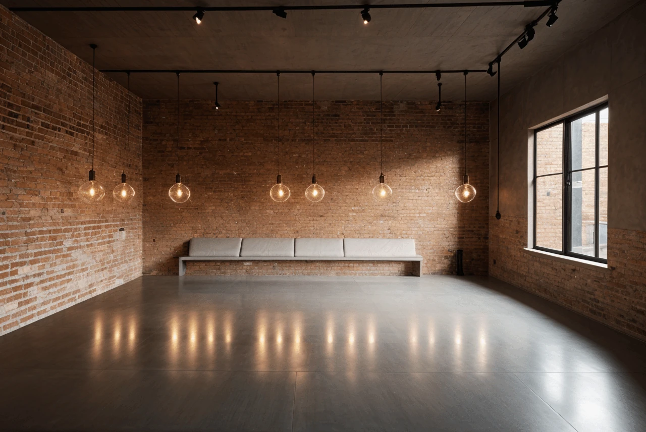 Industrial AI Empty Room Design