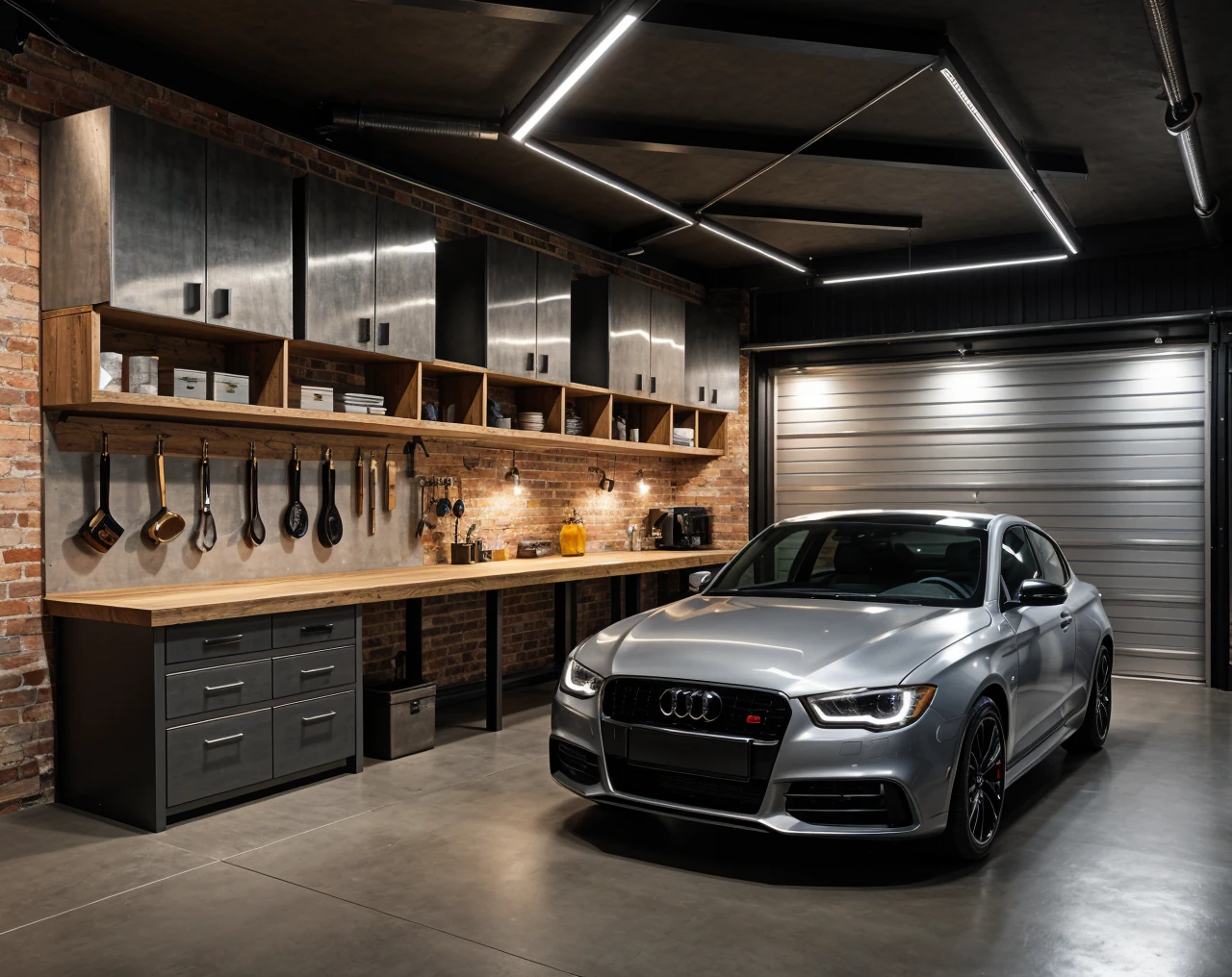 Industrial AI Garage Design