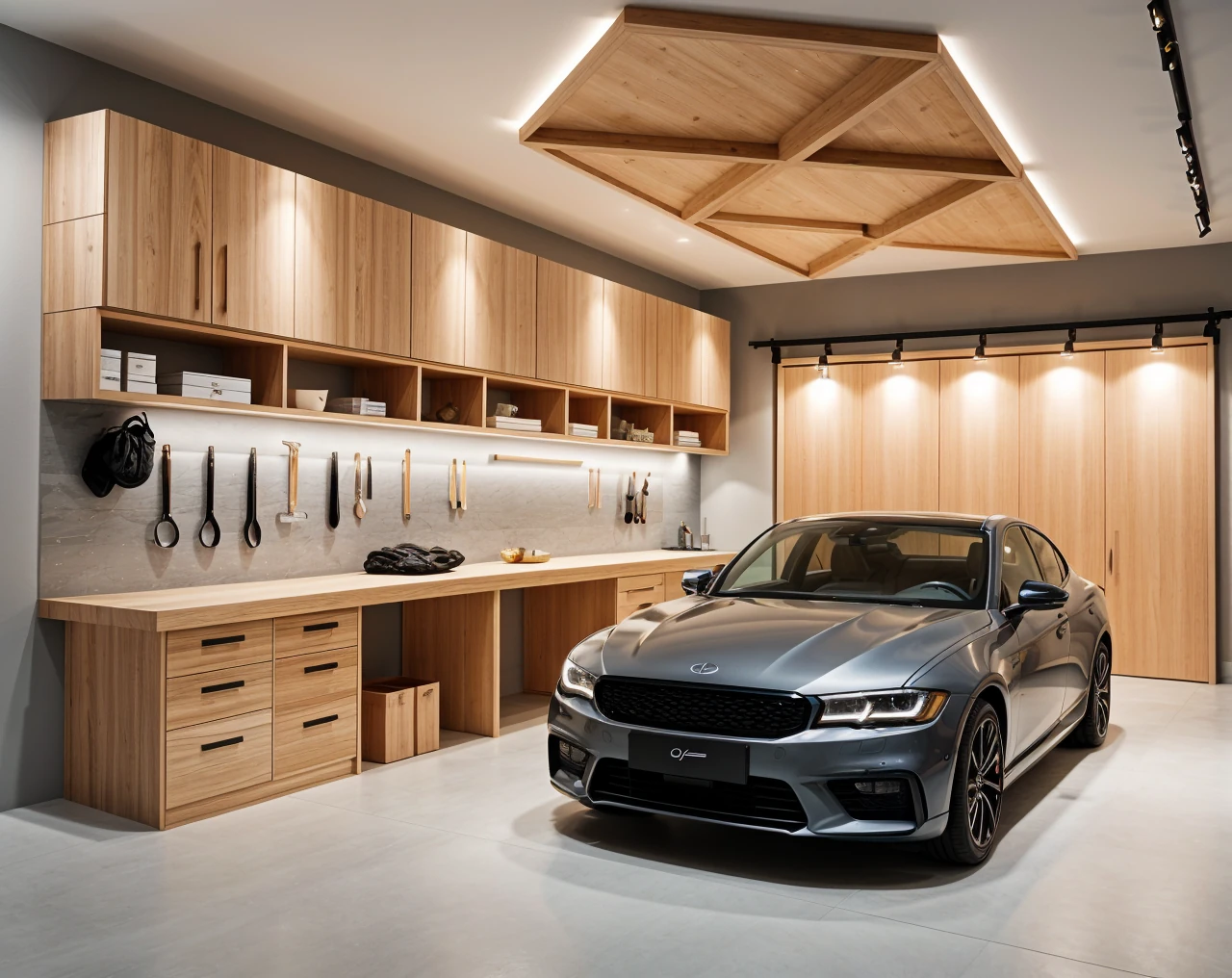 Japandi AI Garage Design