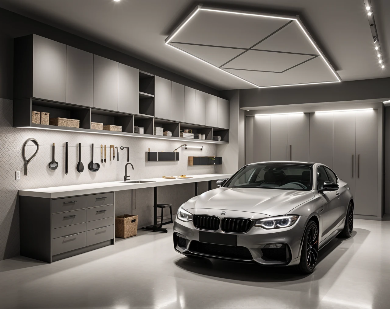 Minimal AI Garage Design