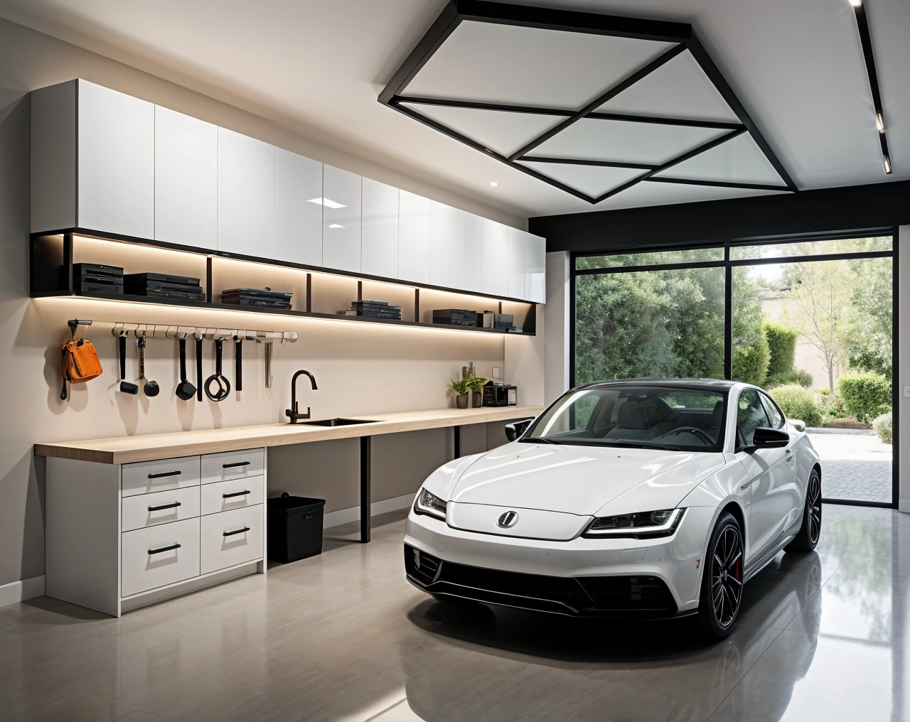 Modern AI Garage Design