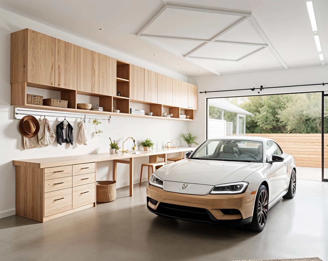 Scandinavian AI Garage Design