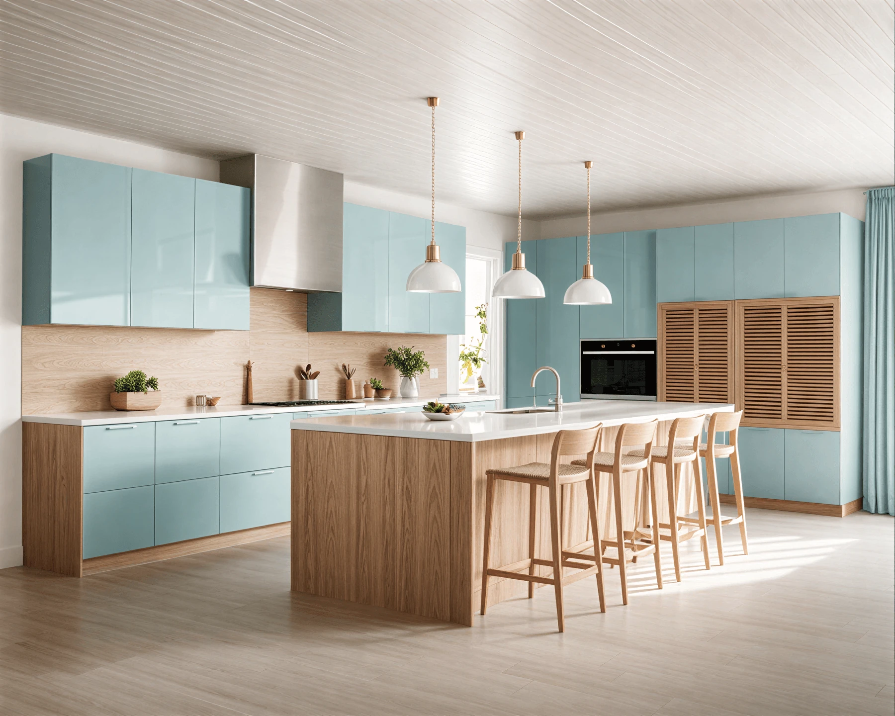 Coastal AI Kitchen Design