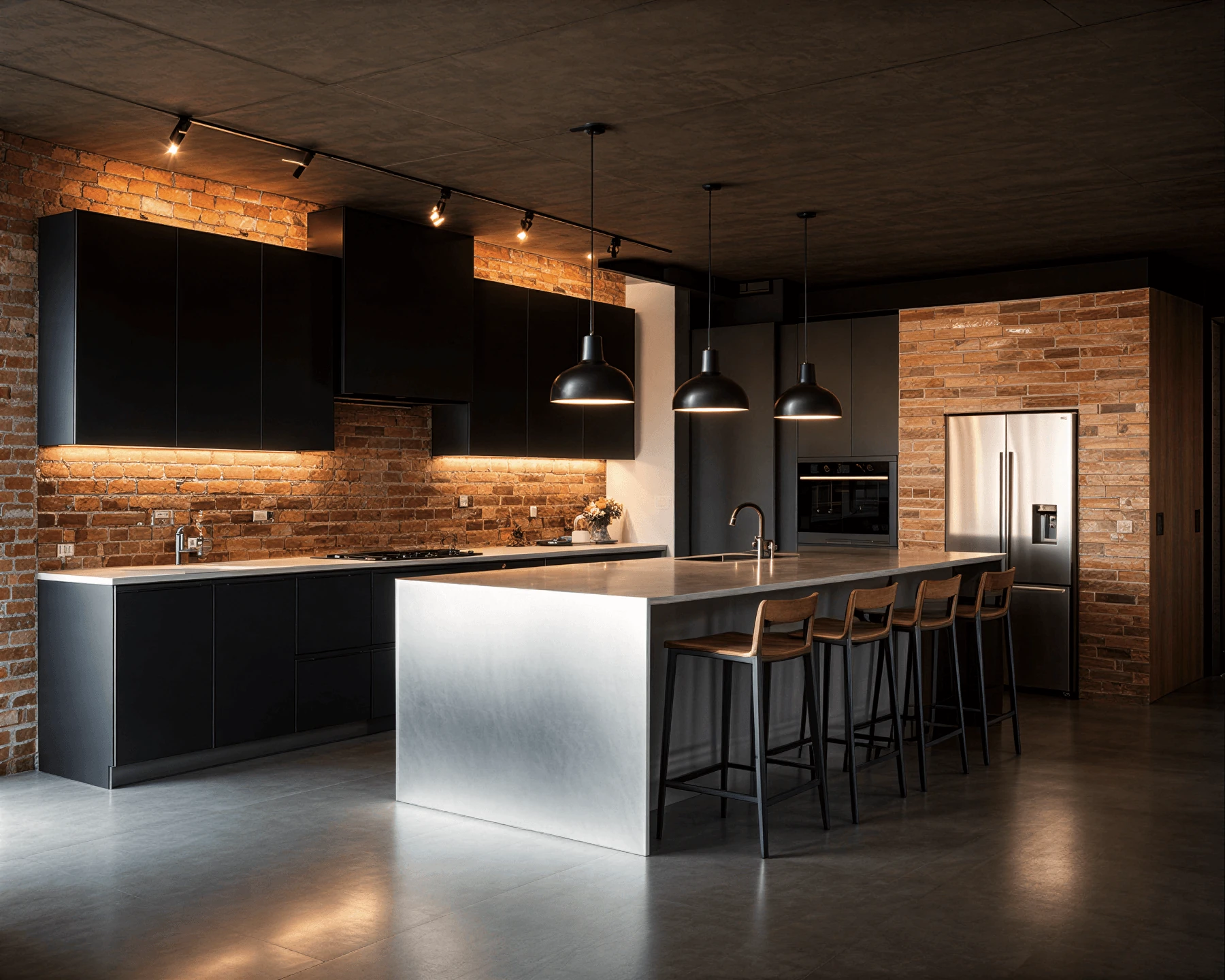 Industrial AI Kitchen Design