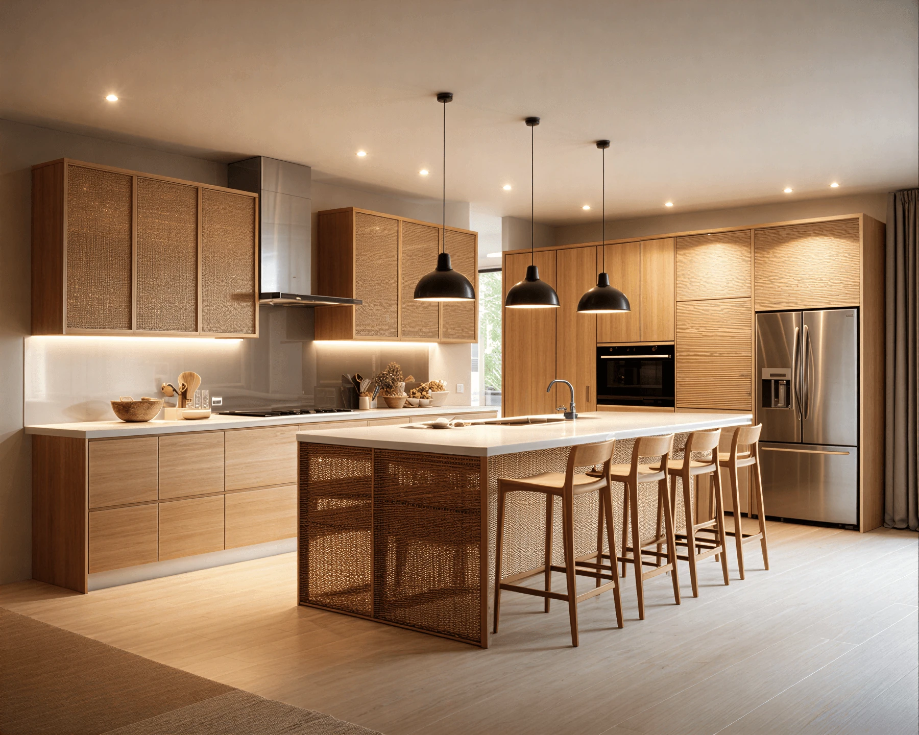 Japandi AI Kitchen Design