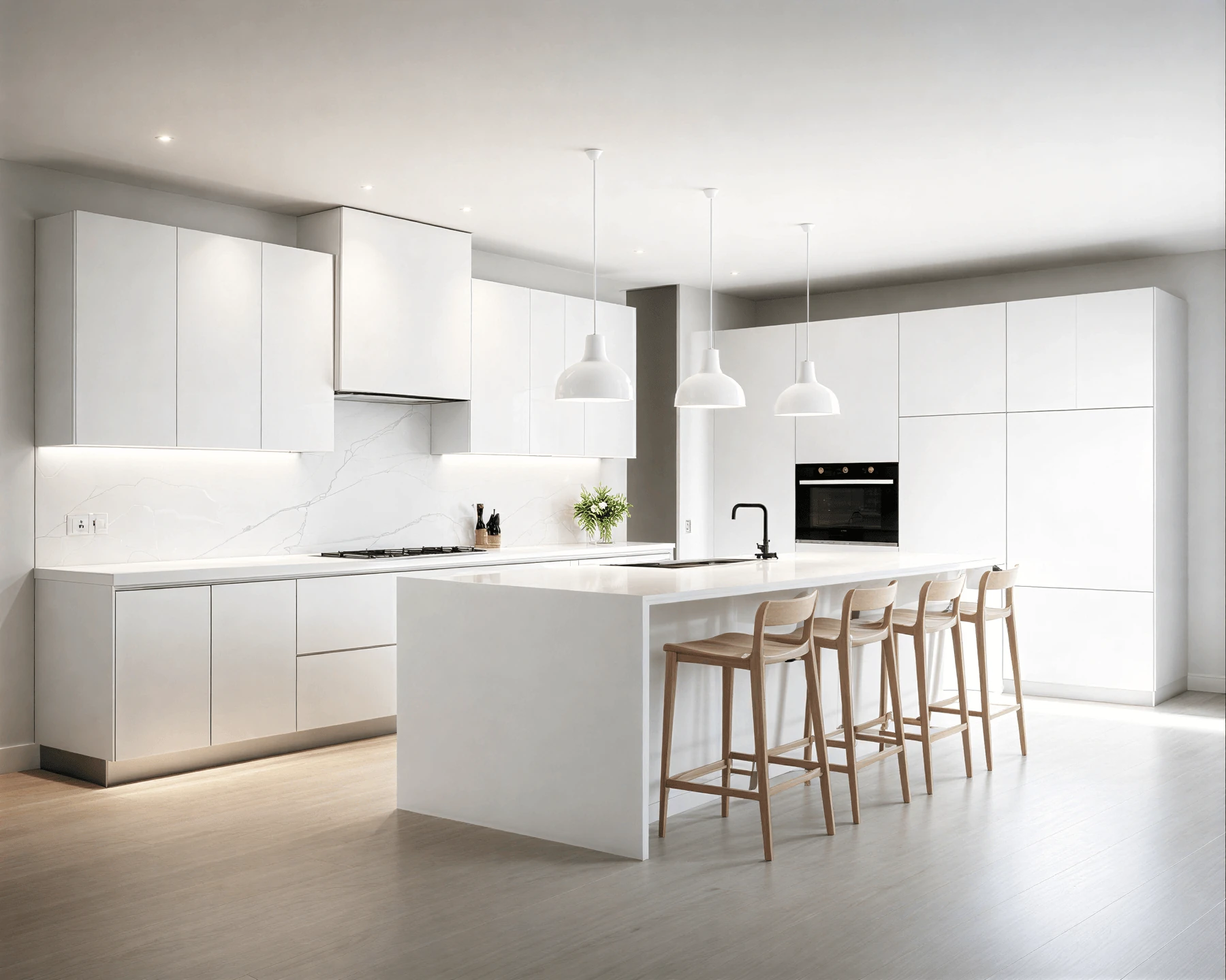 Minimal AI Kitchen Design