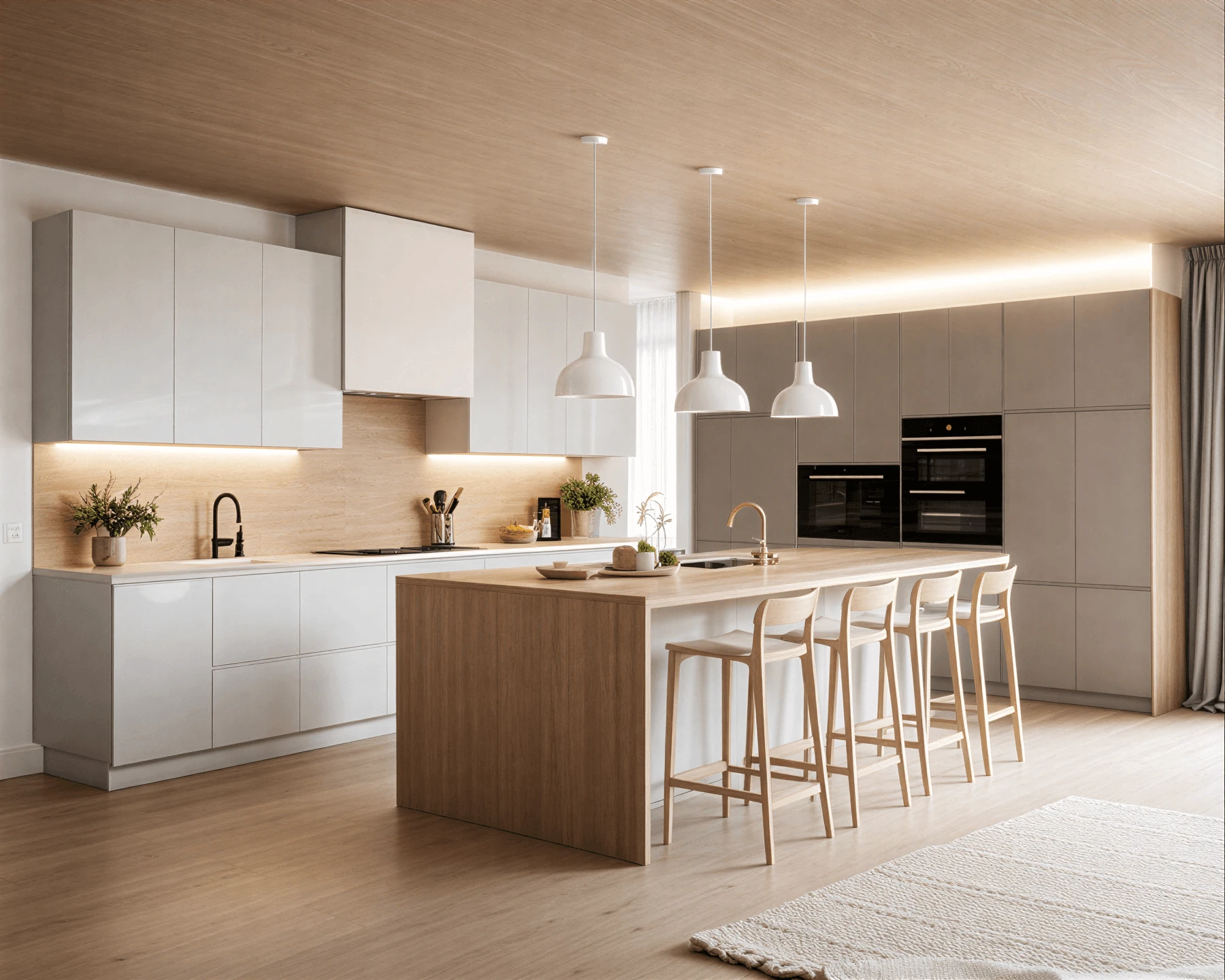 Scandinavian AI Kitchen Design