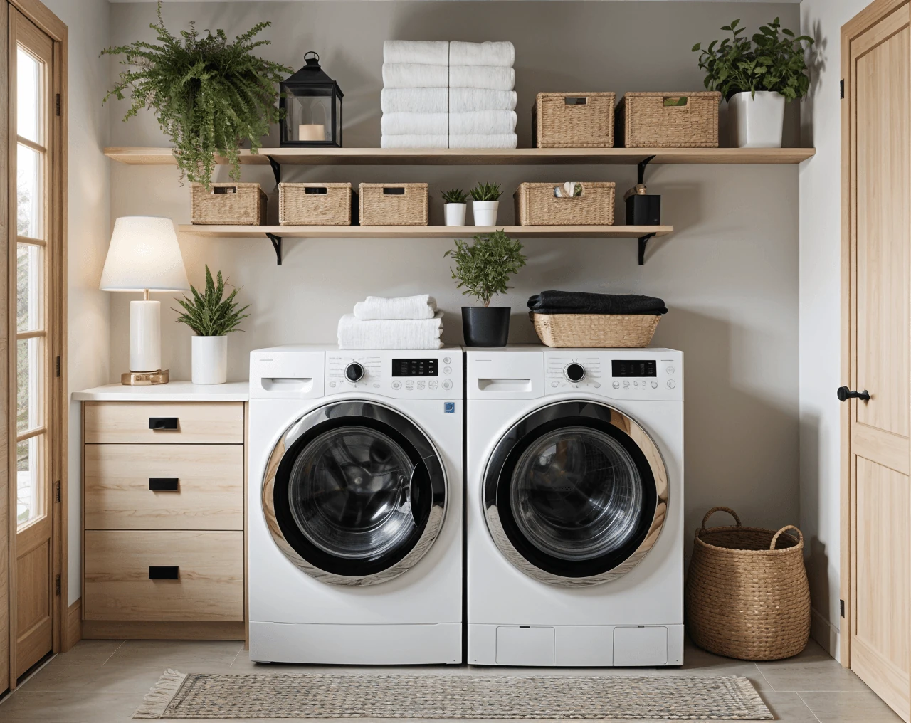 Modern AI Laundry Room Design
