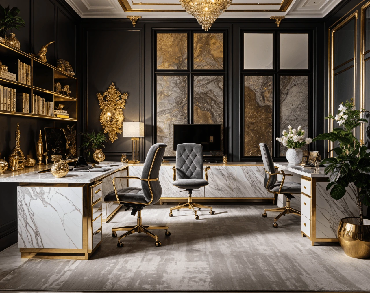 Luxury AI Office Design