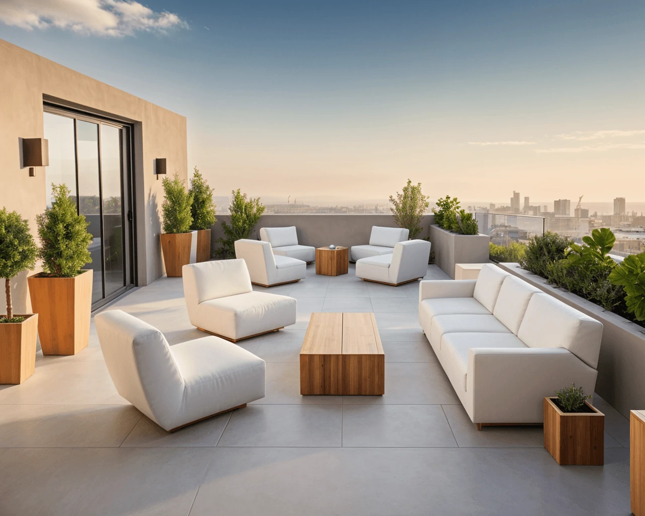 Modern AI Outdoor Patio Design