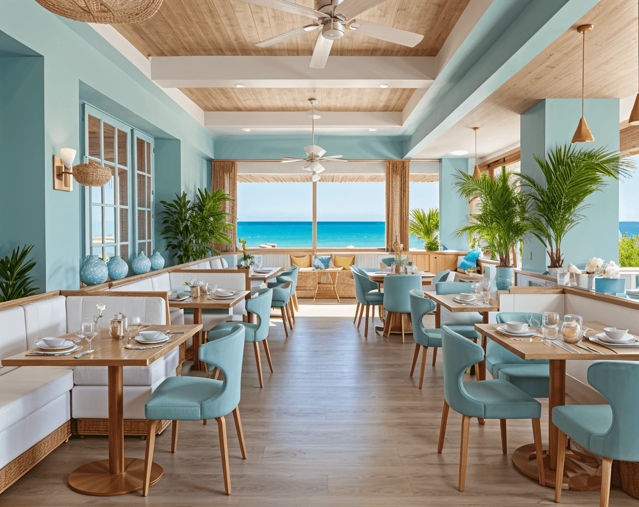 Coastal AI Restaurant Design