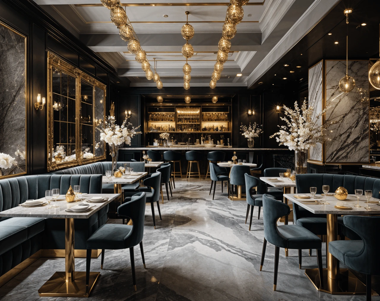 Luxury AI Restaurant Design