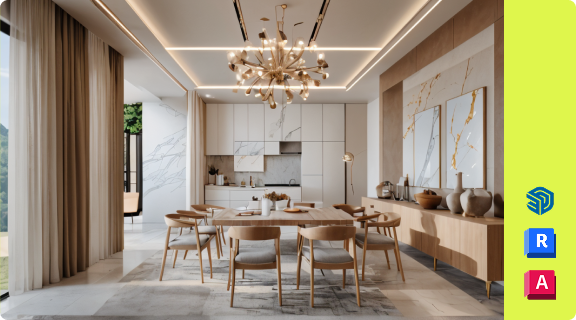 AI room design, High-Quality, On-Demand Renders