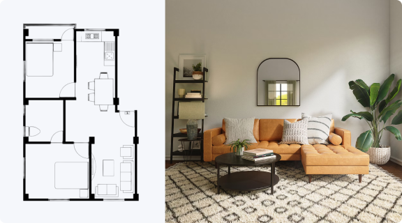 AI room design, Visualize Instantly