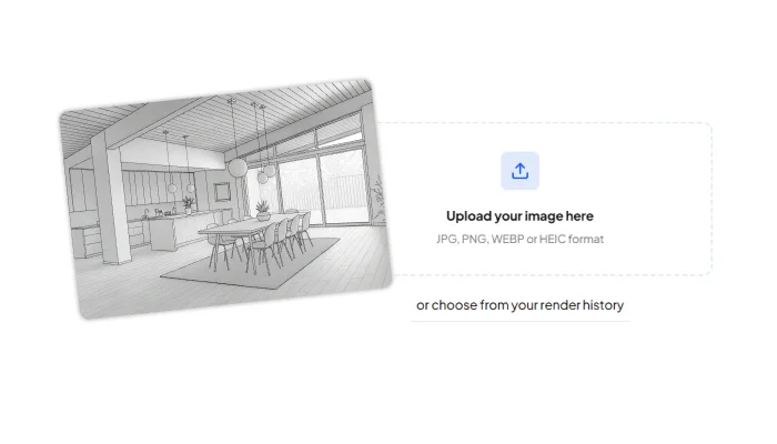 Upload Your Space Concepts step illustration