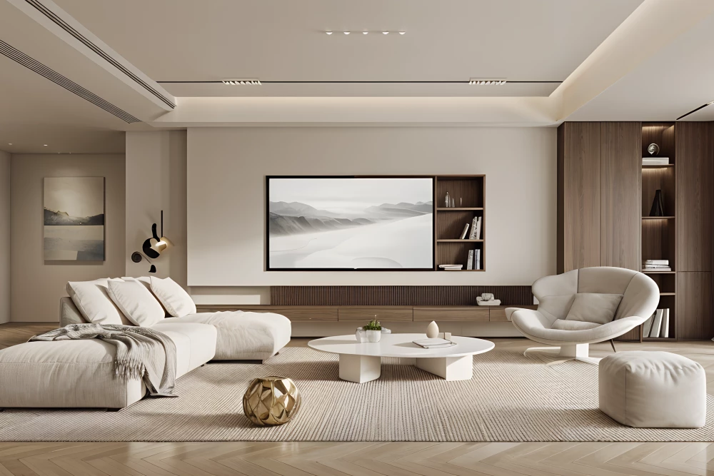 Create staged visuals from empty or under-furnished properties. - After