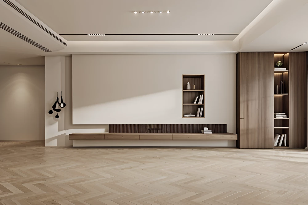 Create staged visuals from empty or under-furnished properties. - Before