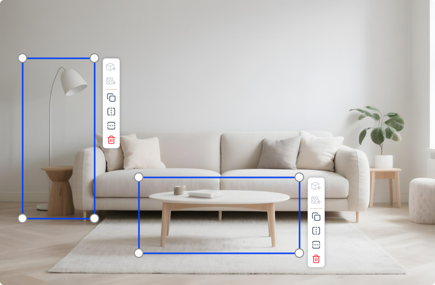 Feature Explore, Upload your own furniture