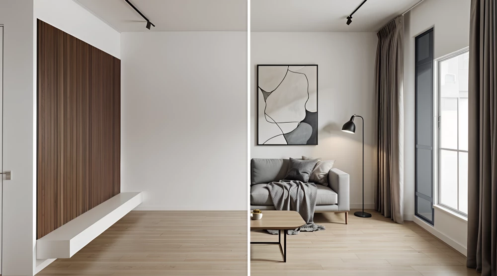 AI room design, Create Realistic Virtual Staging