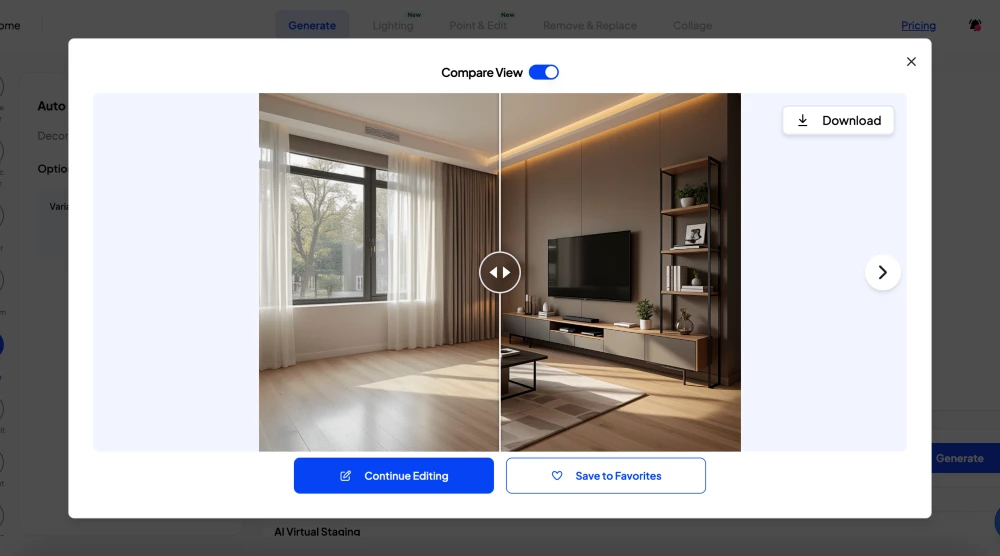 AI room design, Standardize Visual Quality Across Listings